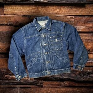 VTG 80s POLO RALPH LAUREN WESTERN STYLE DENIM JACKET- WOMEN'S SIZE LARGE